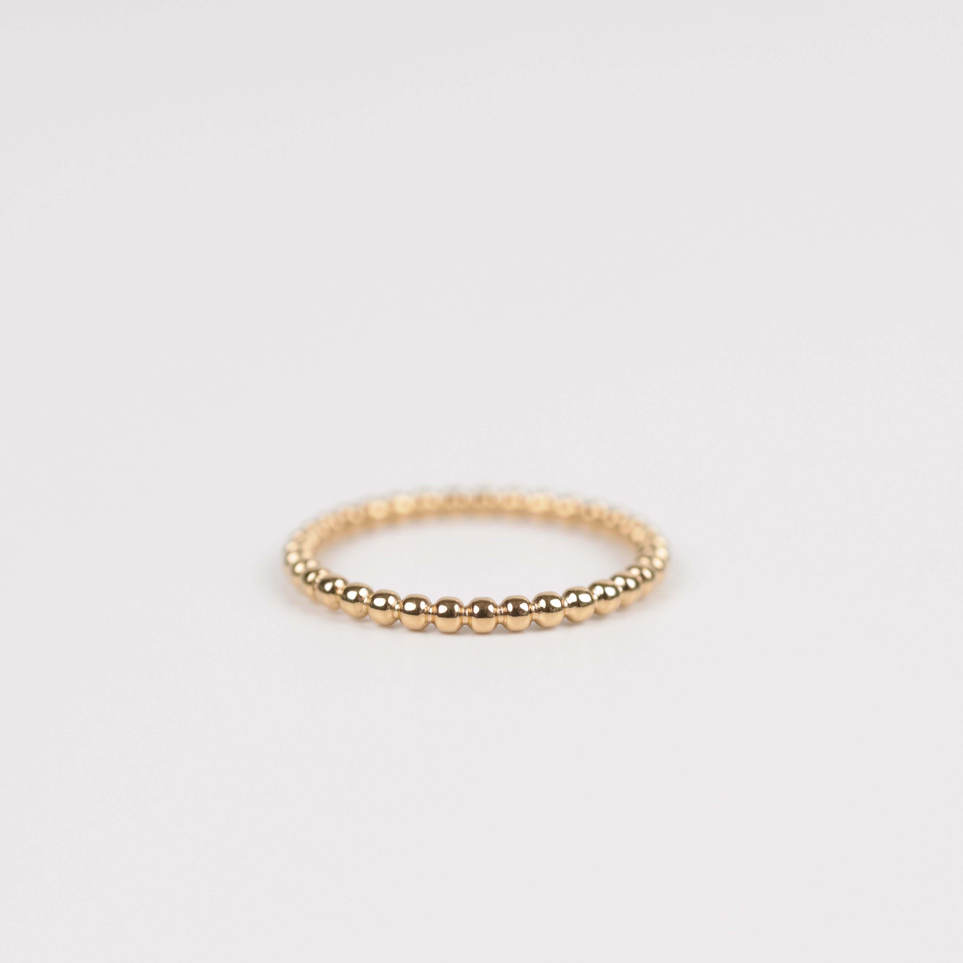 Bead Ring - Stainless Steel 18K gold plated - Zafeer