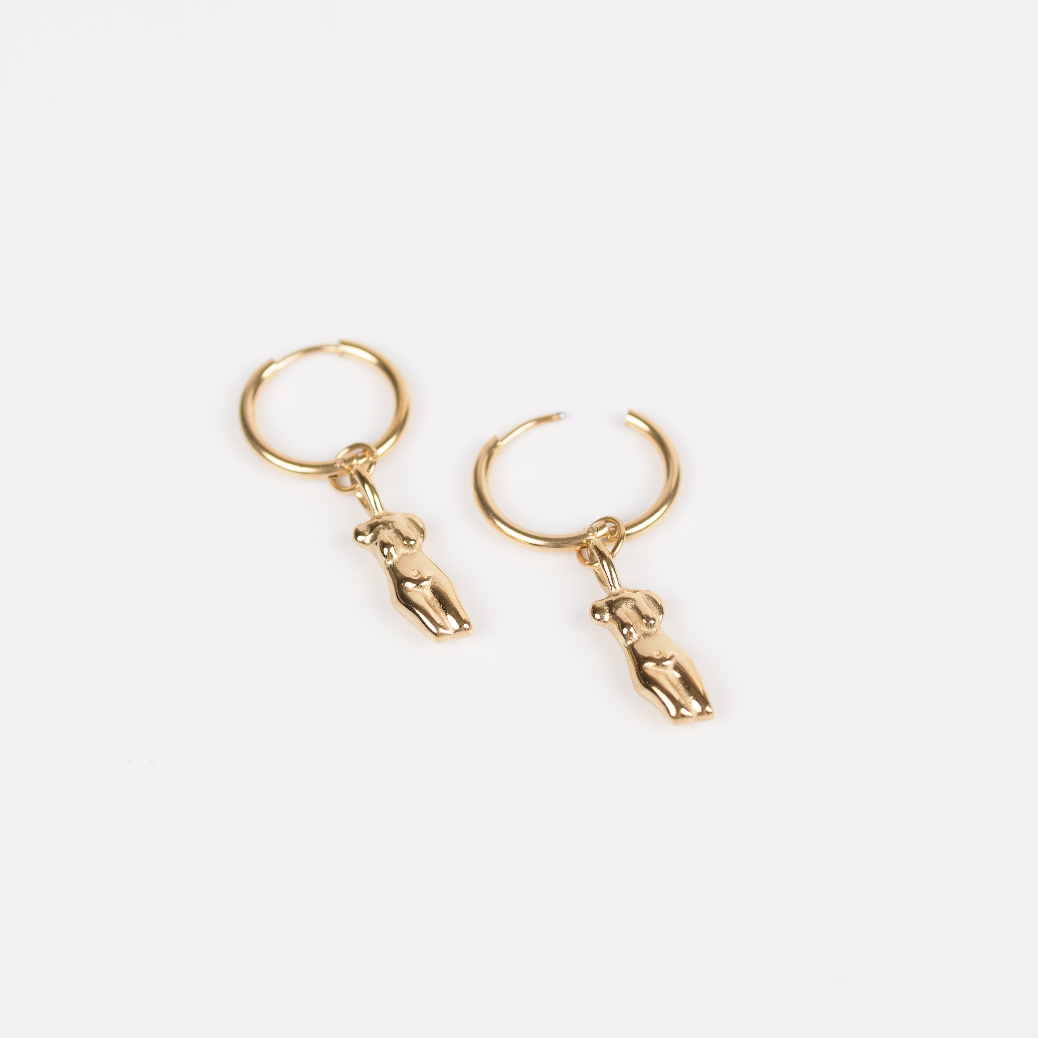 Female Body Abstract Earrings - Stainless Steel 18K gold plated - Zafeer