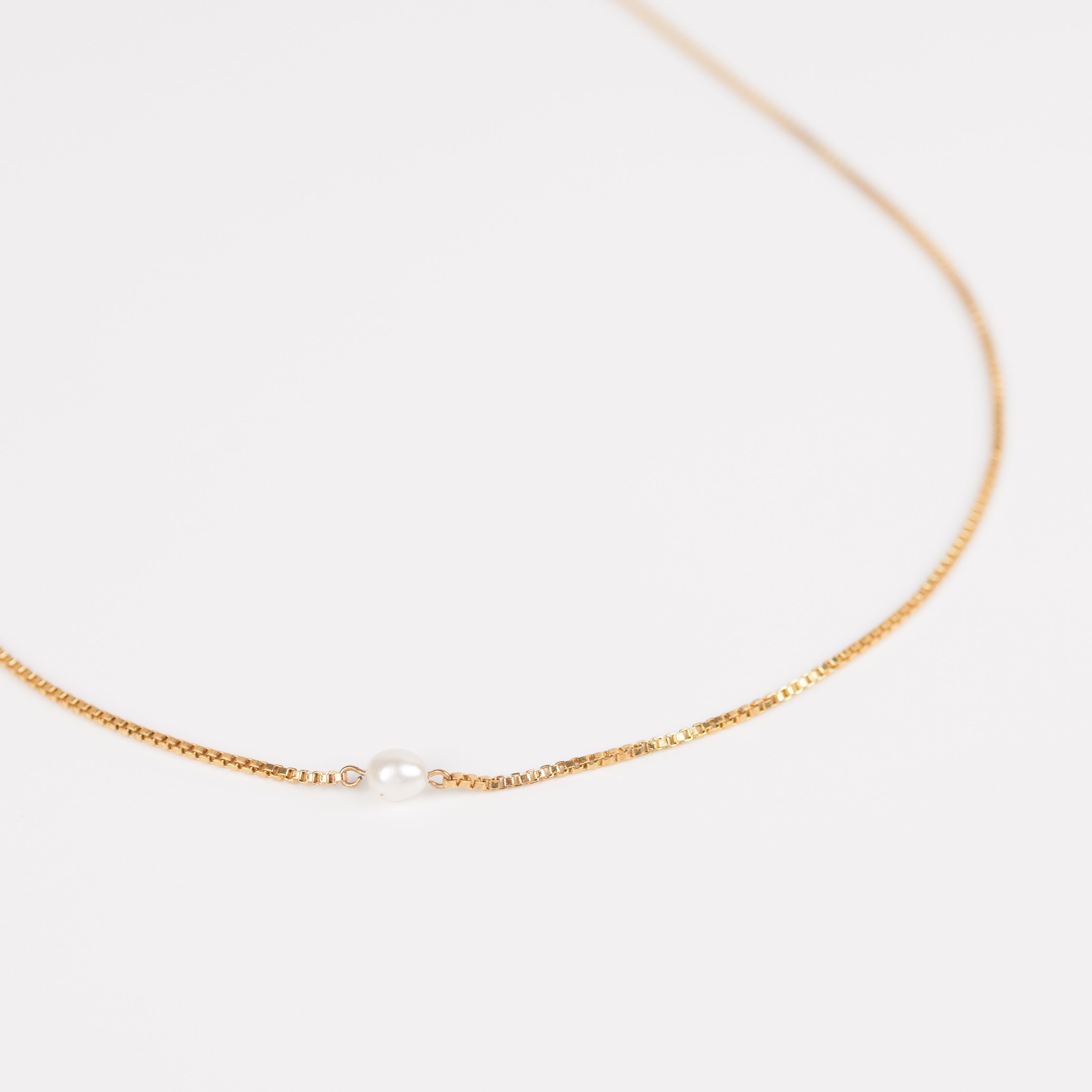 Freshwater Solo Pearl Necklace - Zafeer