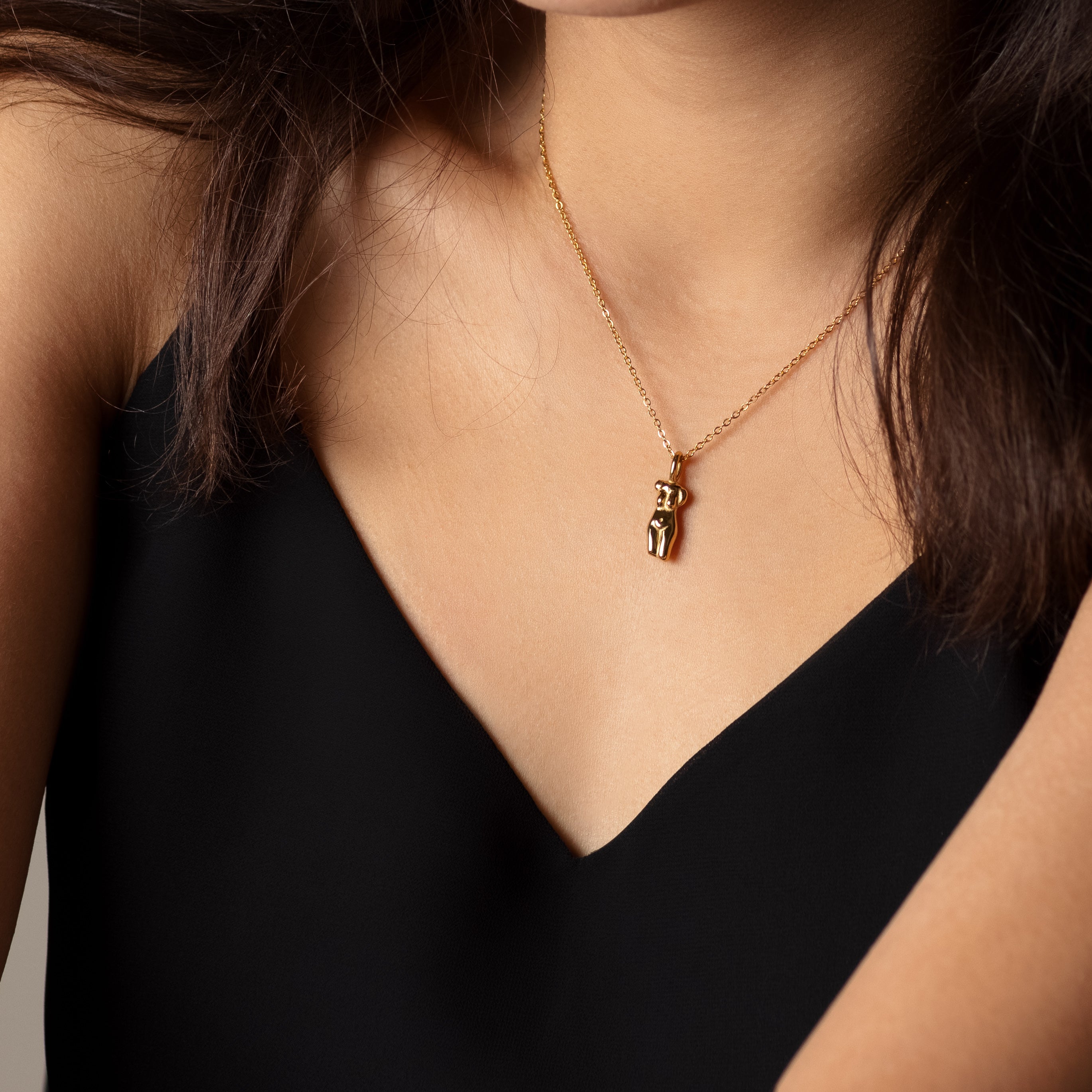 Female Body Abstract Set - Stainless Steel 18K gold plated - Zafeer