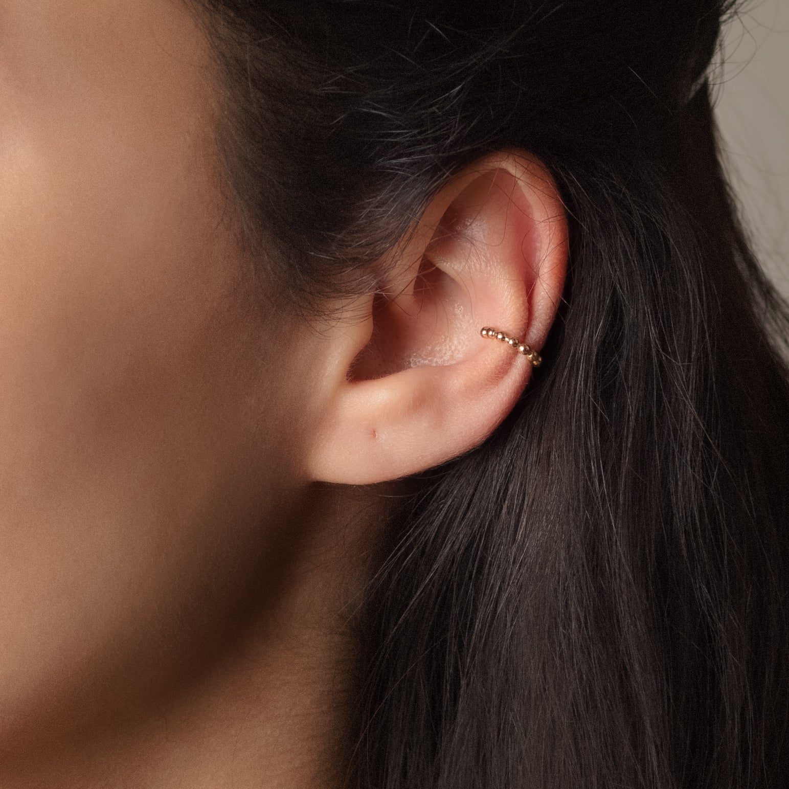 Bead Cuff Earrings - Stainless Steel 18K gold plated - Zafeer