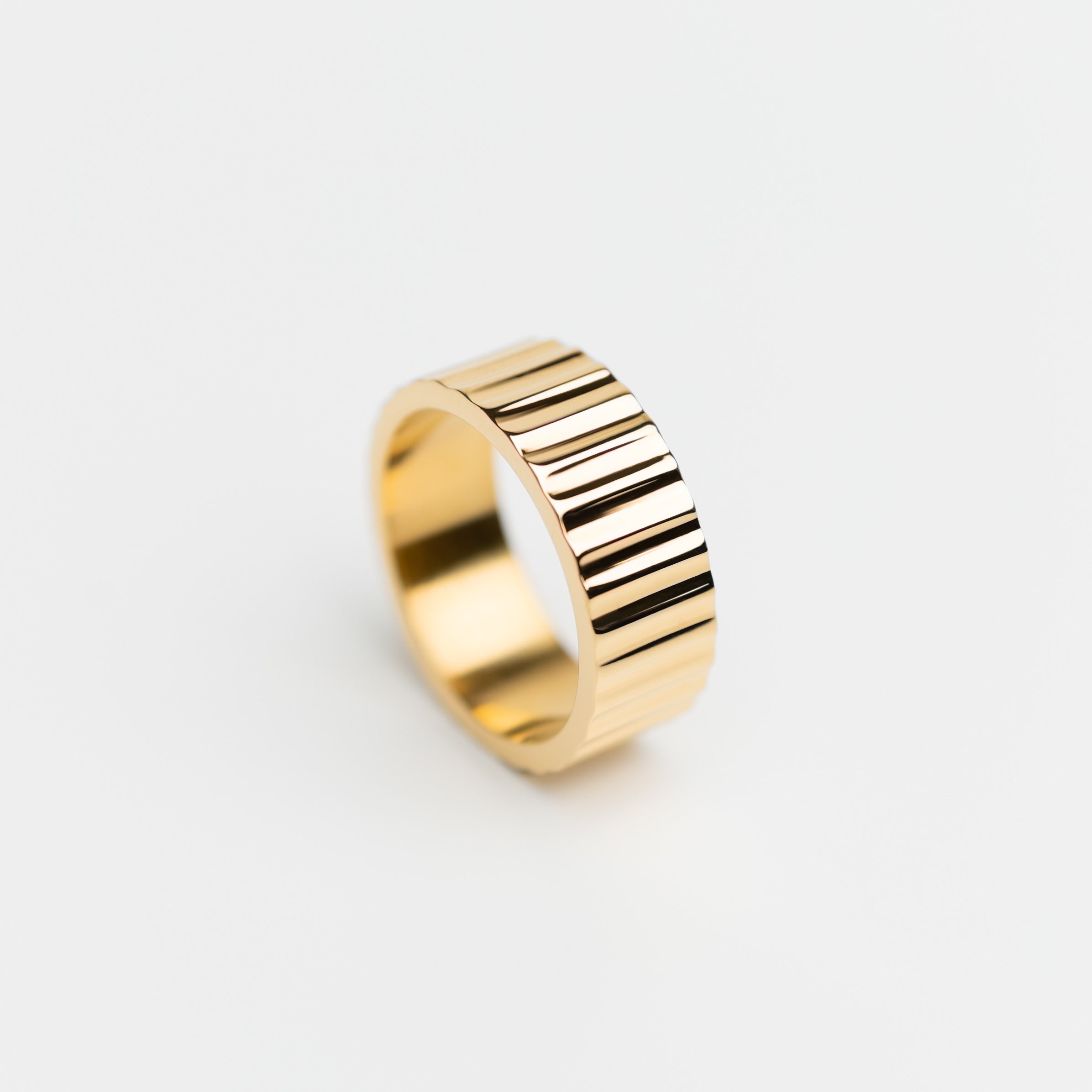 Rº11 - Stainless Steel 18K gold plated ring - Zafeer