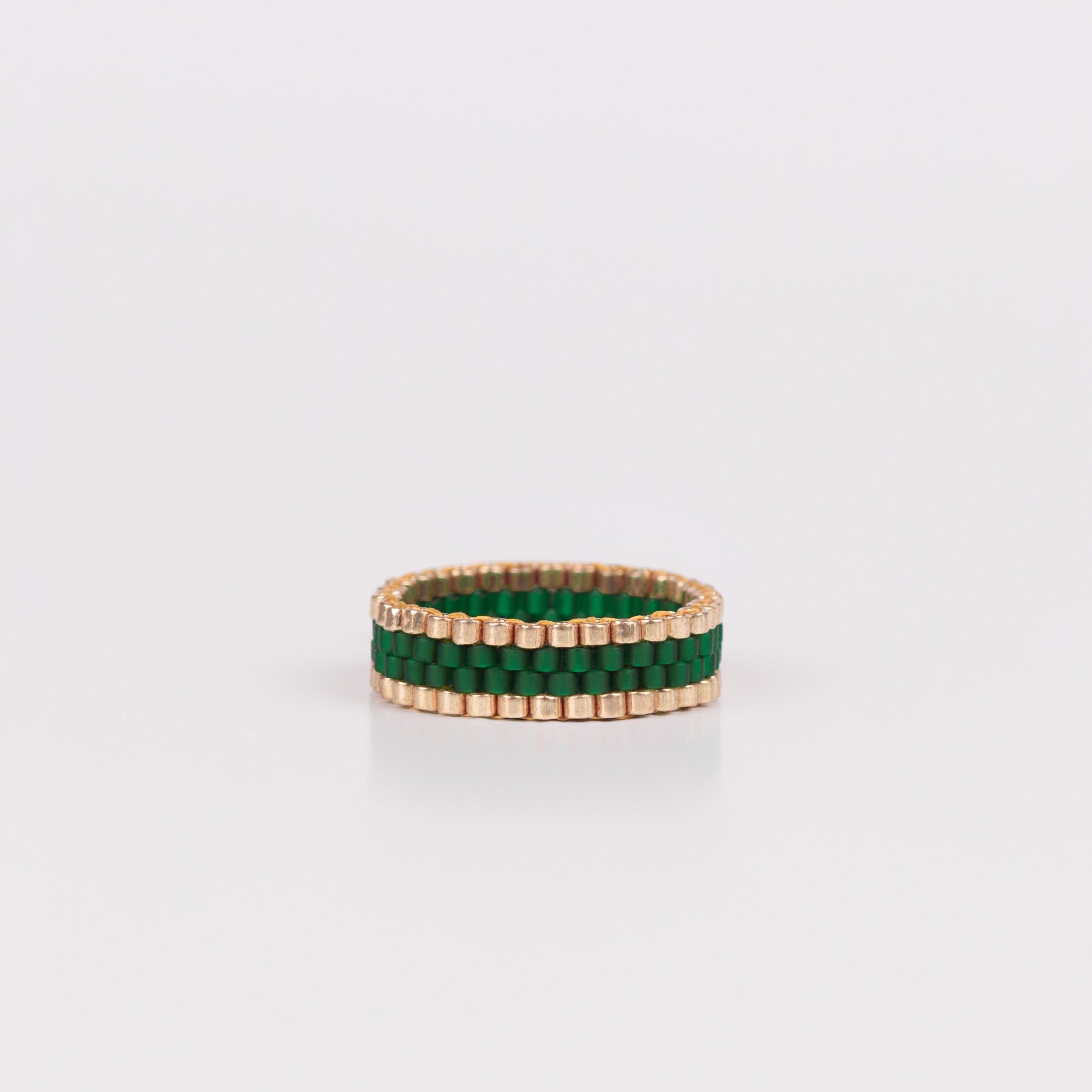 Emerald's Magic - High-end beaded ring - Zafeer