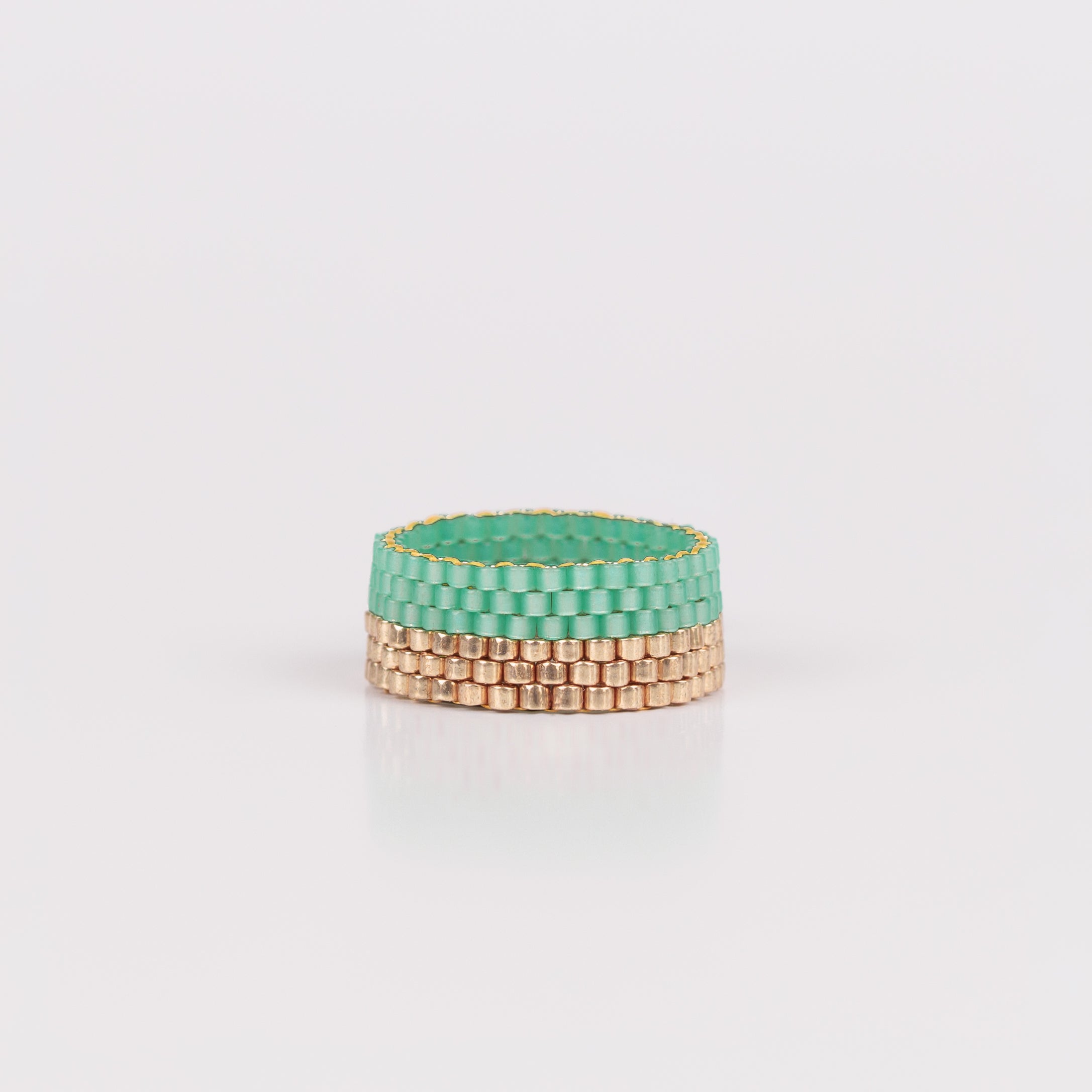 Mint - High-End beaded ring - Zafeer