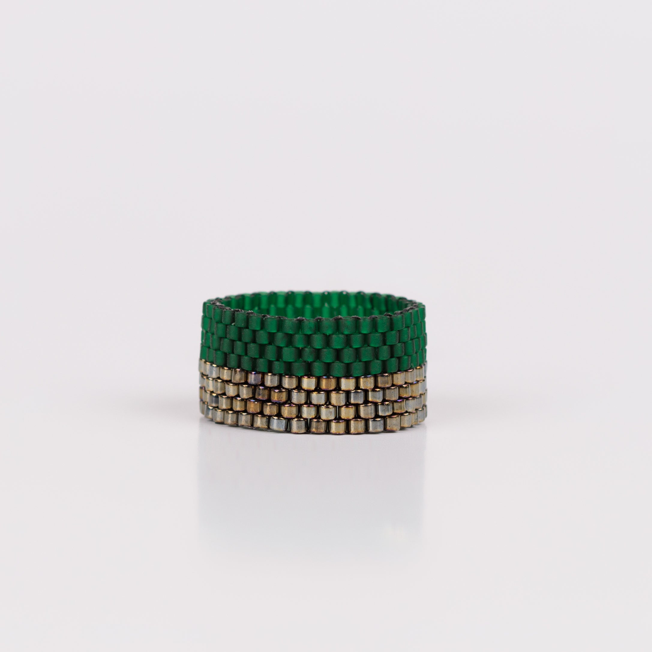 Green Castle - High-End beaded ring - Zafeer
