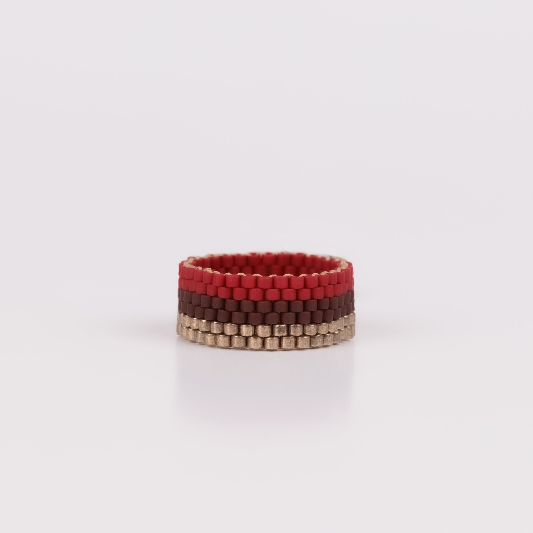 Golden Heart - High-End beaded ring - Zafeer