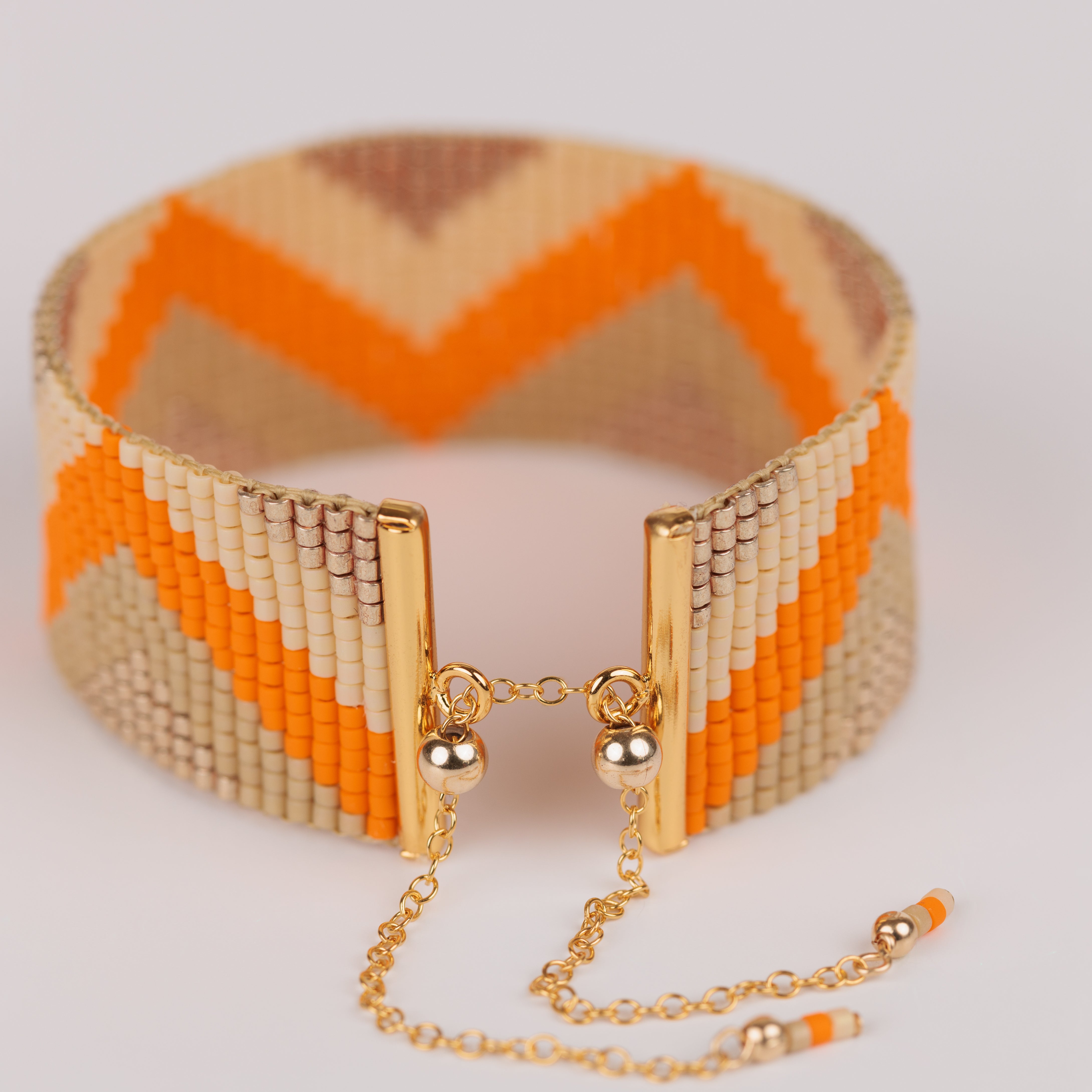 Ivory Sunset - High-end weaved bracelet - Zafeer