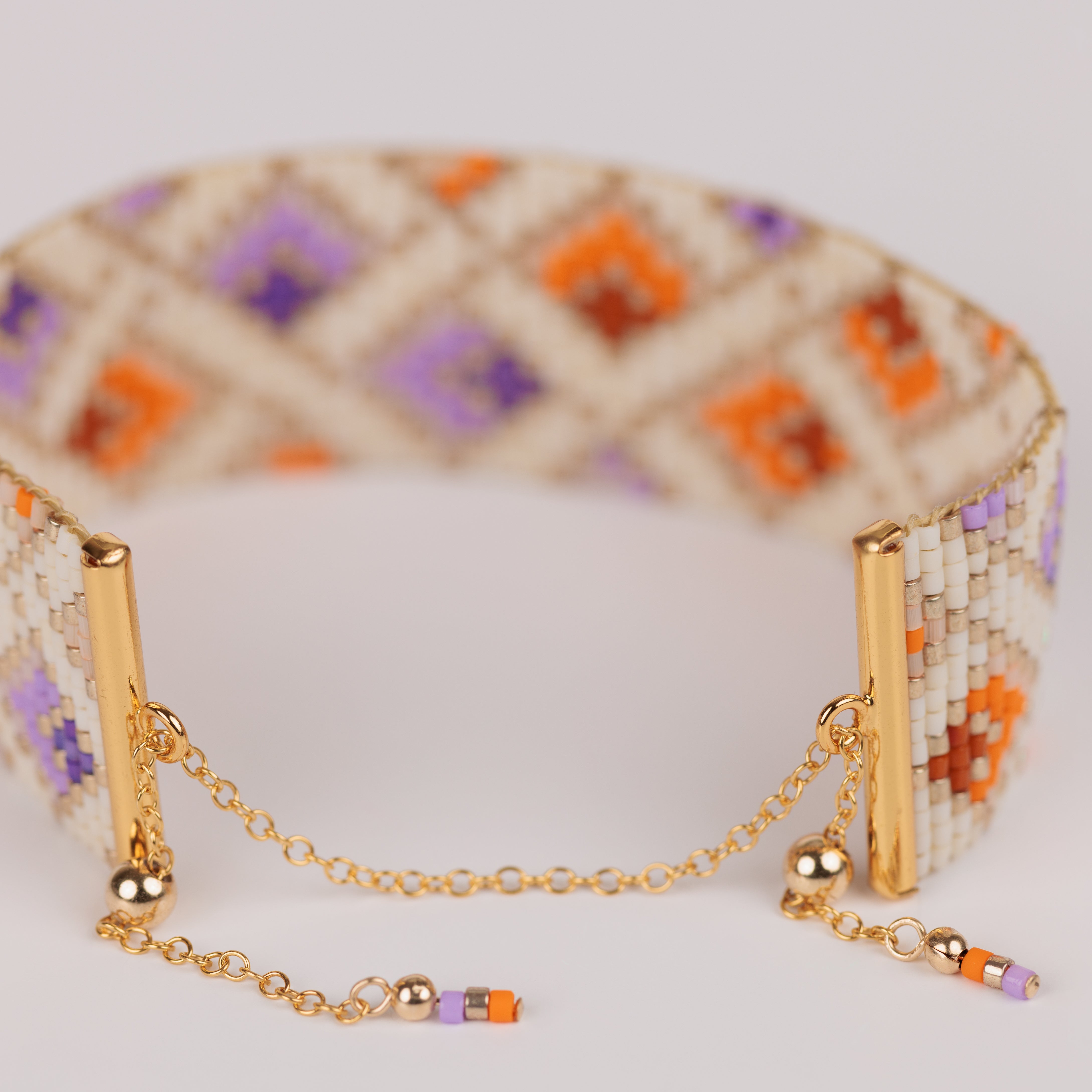 Purple Sunset - High-end weaved bracelet - Zafeer
