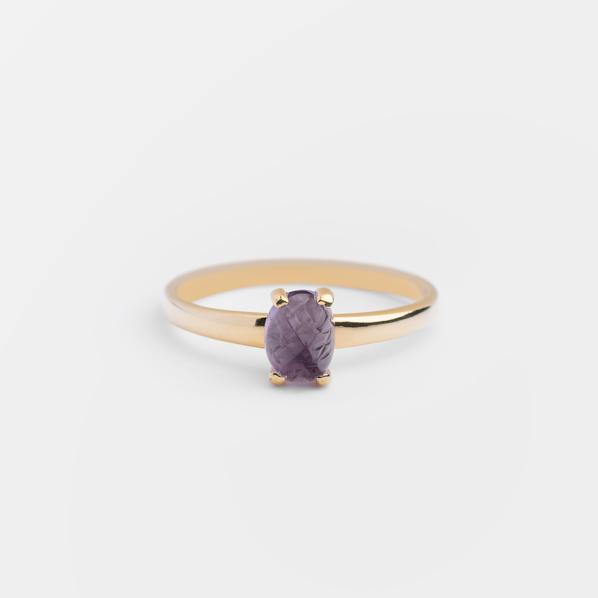 Virton - 18K Gold Vermeil Purple Amethyst Ring - Zafeer