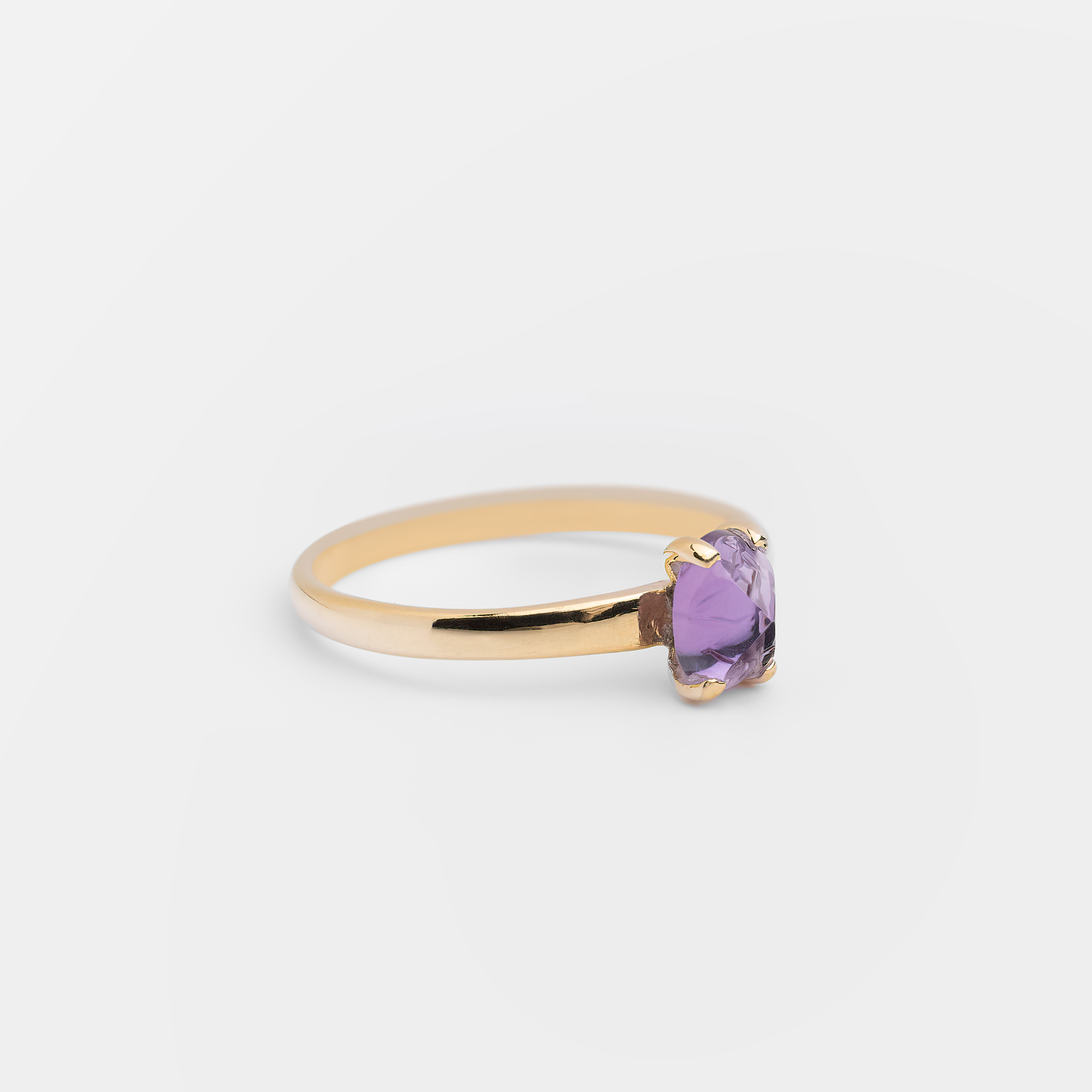 Virton - 18K Gold Vermeil Purple Amethyst Ring - Zafeer