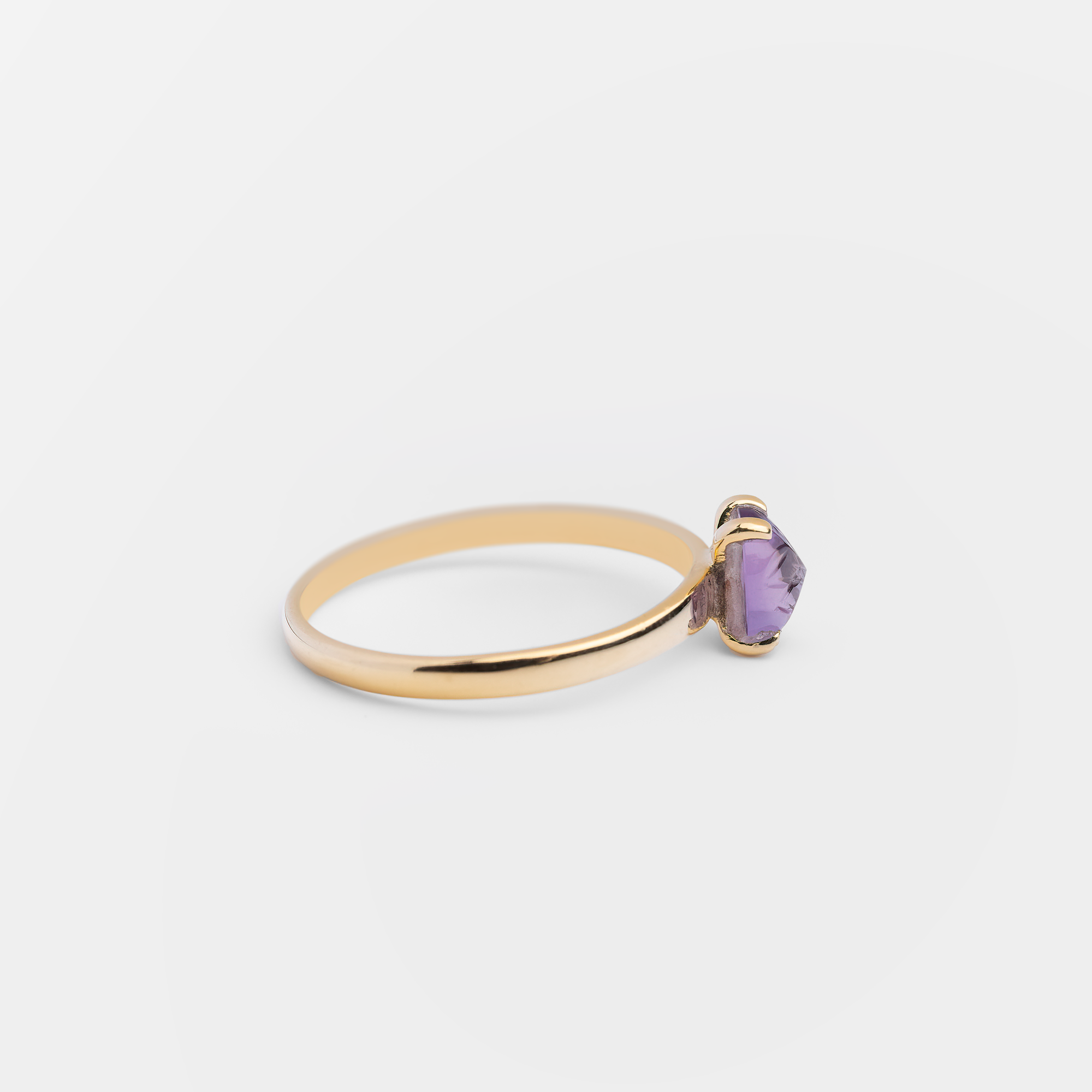 Virton - 18K Gold Vermeil Purple Amethyst Ring - Zafeer