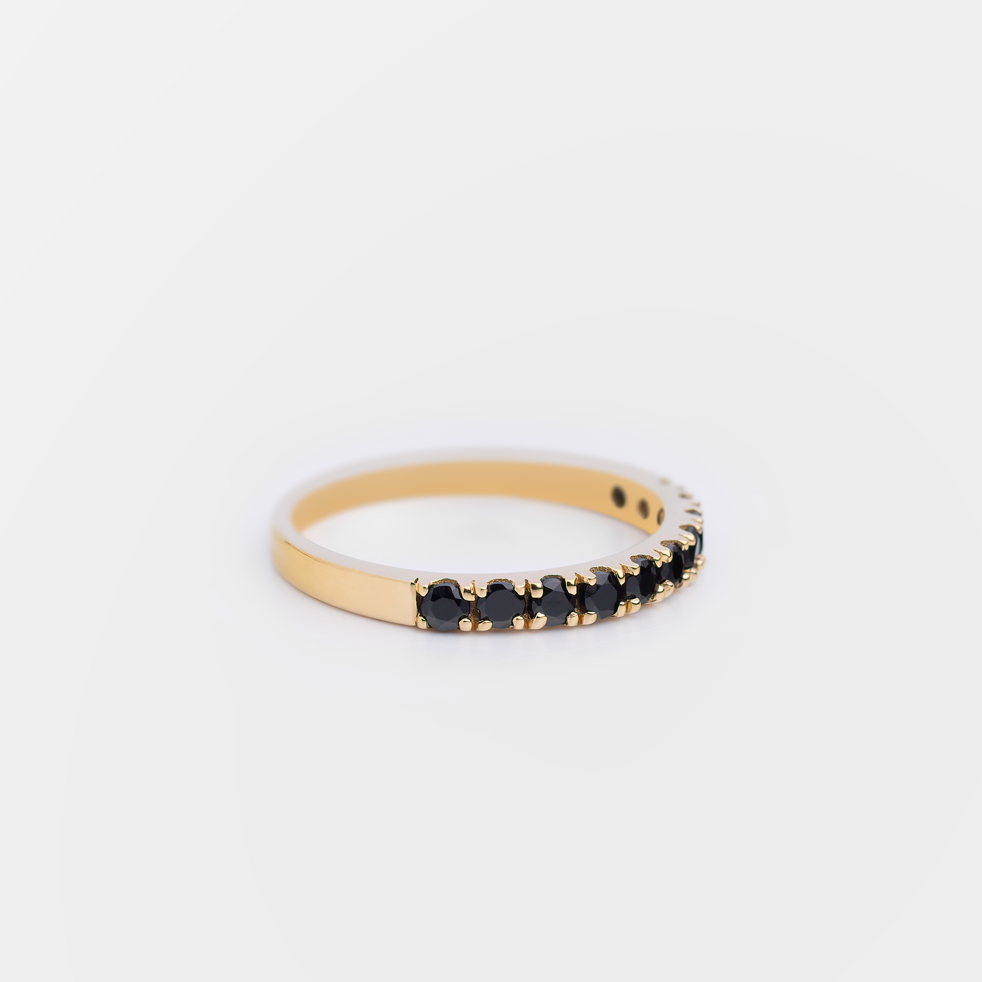 Dax - 18K Gold Vermeil Black Onyx Stone Ring - Zafeer